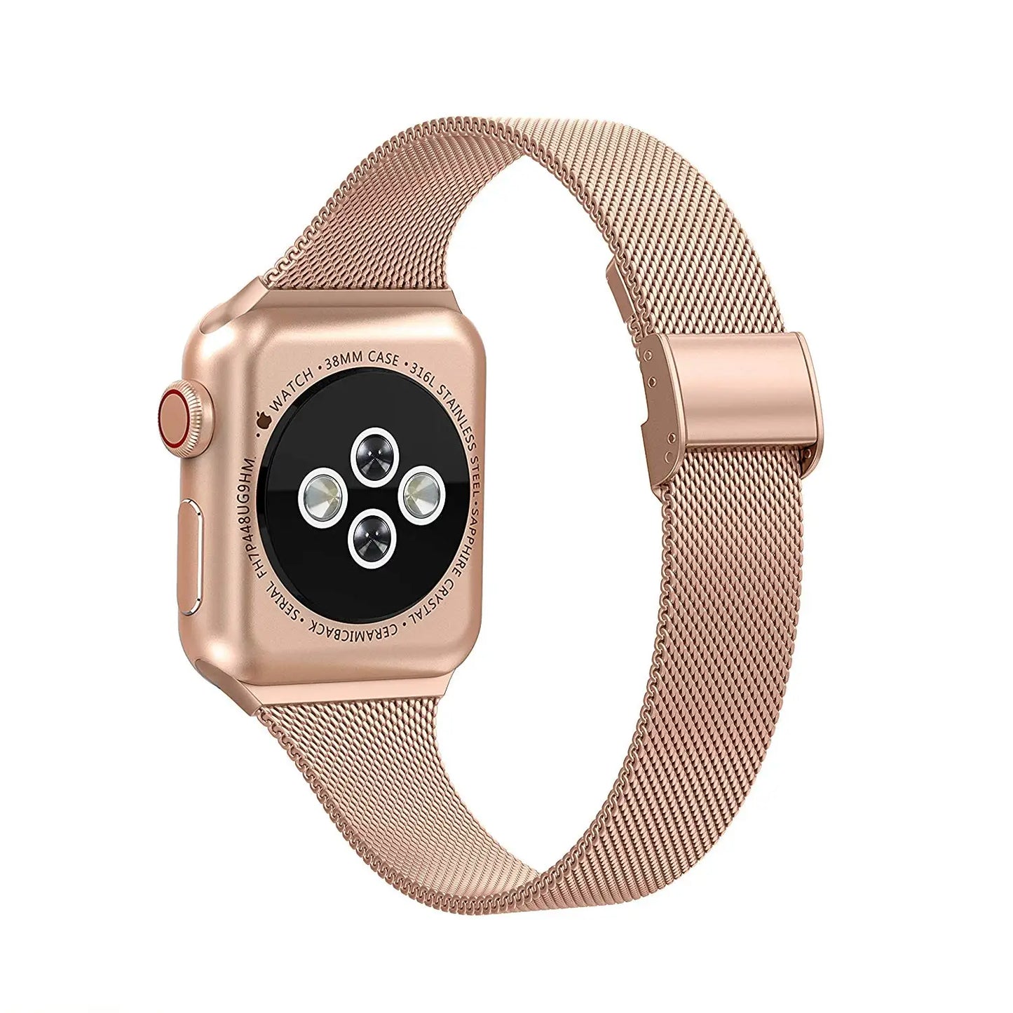Slim Strap For Apple Watch Band 44mm 42mm 40mm 38mm iWatch series 3 4 5 6 se 7