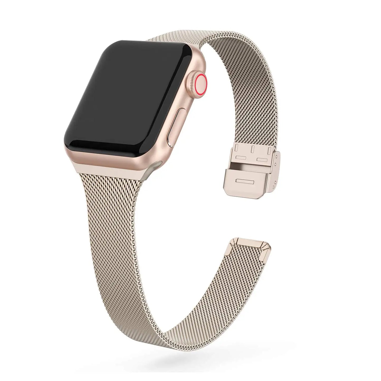 Slim Strap For Apple Watch Band 44mm 42mm 40mm 38mm iWatch series 3 4 5 6 se 7