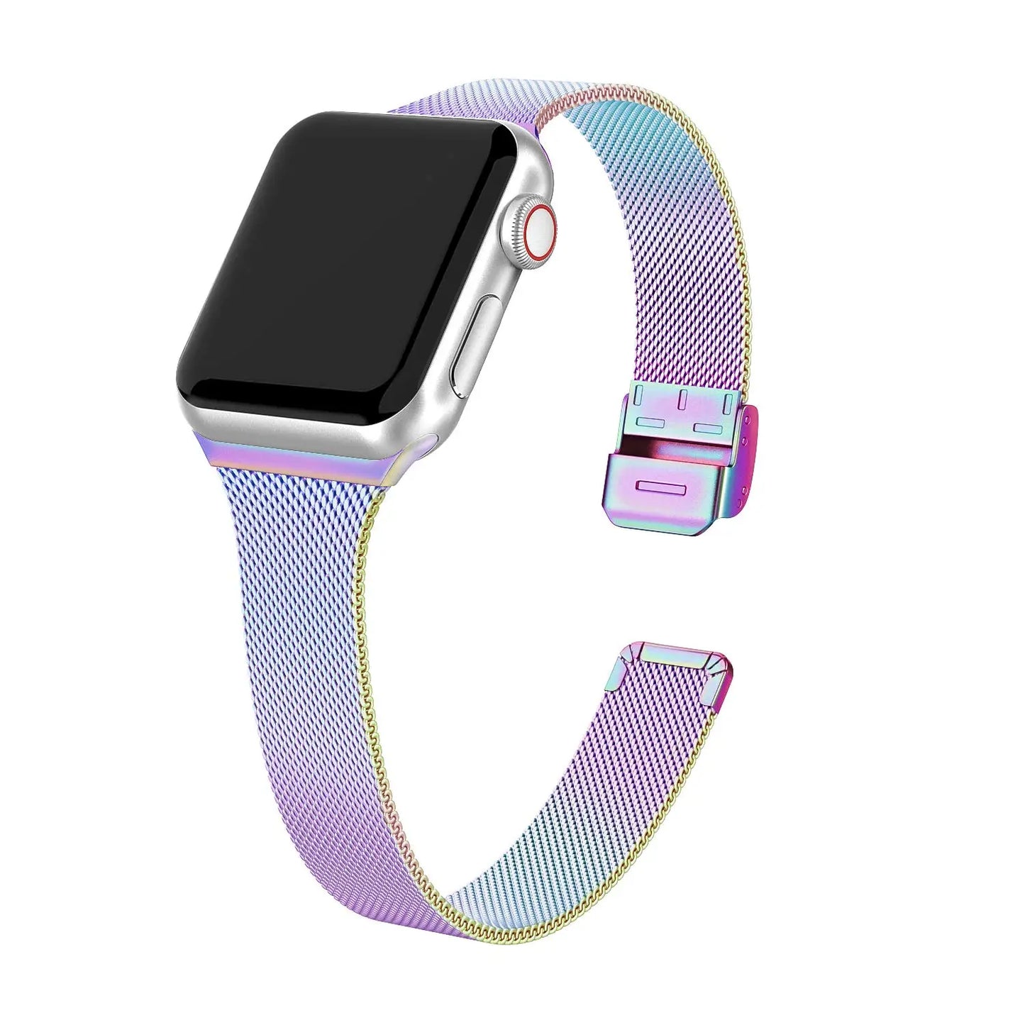 Slim Strap For Apple Watch Band 44mm 42mm 40mm 38mm iWatch series 3 4 5 6 se 7