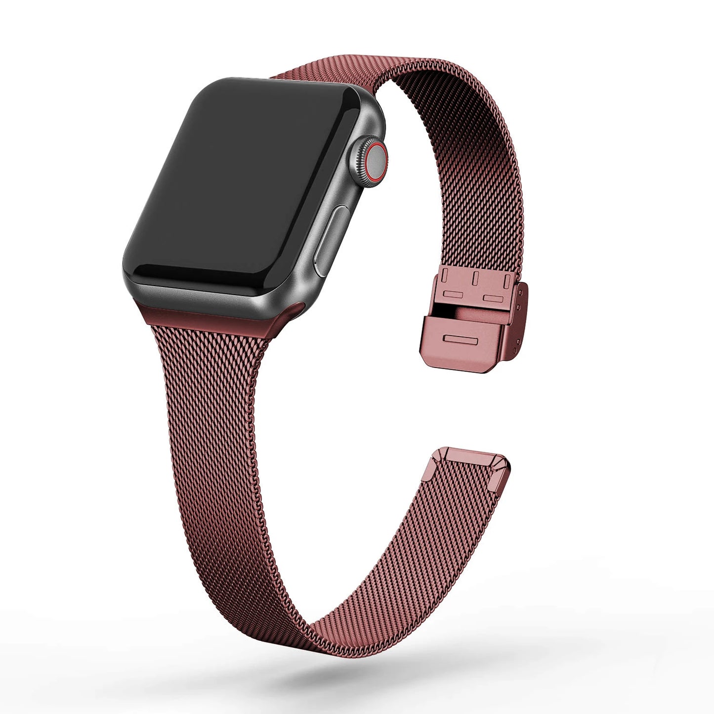 Slim Strap For Apple Watch Band 44mm 42mm 40mm 38mm iWatch series 3 4 5 6 se 7