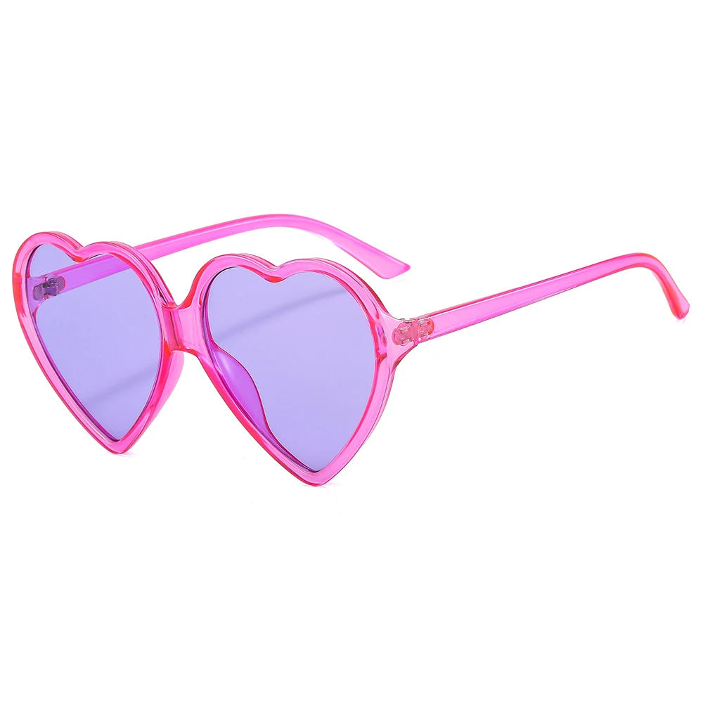 Fun Fashion Statement Vintage Heart Shaped Women's Sunglasses