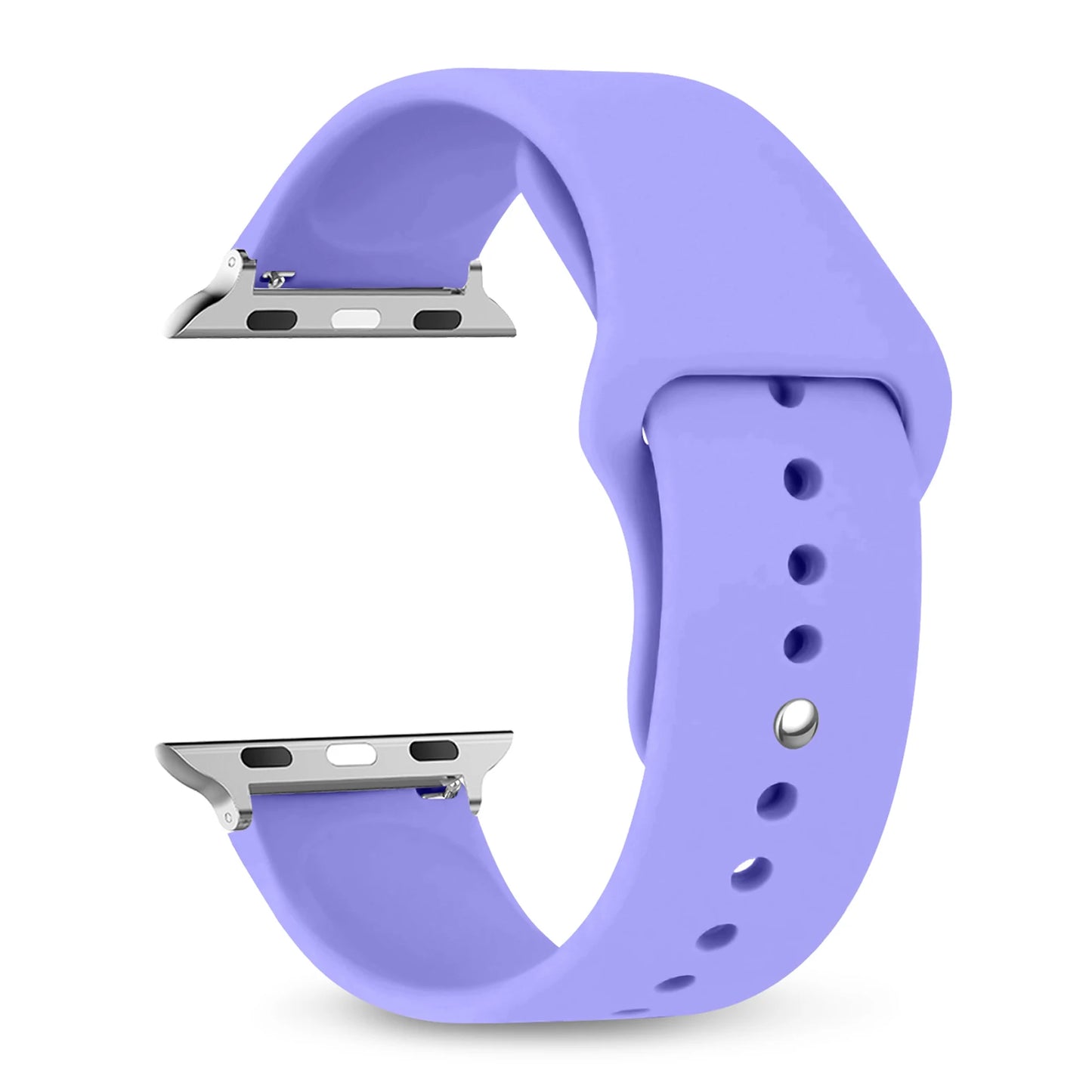 Silicone Apple Watch Bands 44mm 40mm 45mm 41mm 38mm 42mm iWatch series se 9 8 7 6 5 3 ultra 2 band 49mm