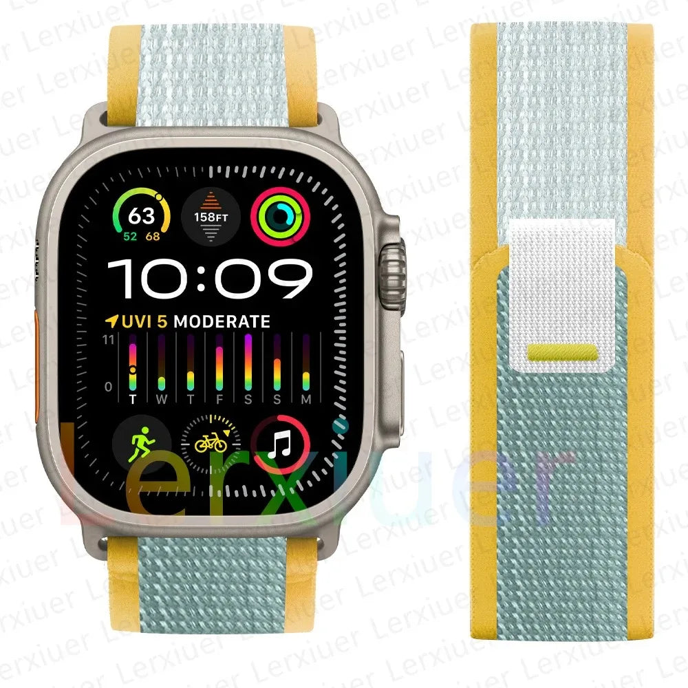 Trail Loop Apple Watch Band ultra 2 Band 49mm 44mm 40mm 45mm 41mm 42mm 38 iWatch series 7 6 se 8 9 10 46mm