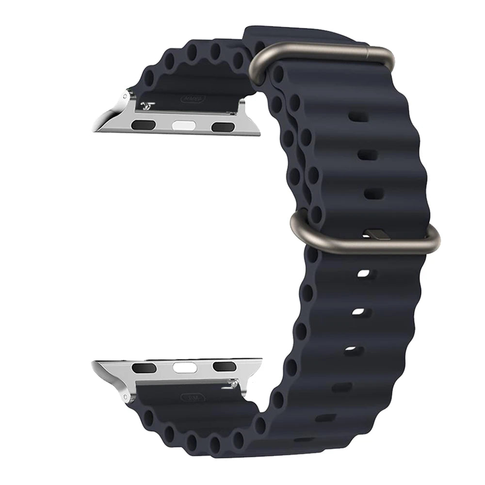 Apple Watch Band 44mm 49mm 40mm 45mm 41 38 Silicone iWatch Ultra 2 series 7 6 se 8 9