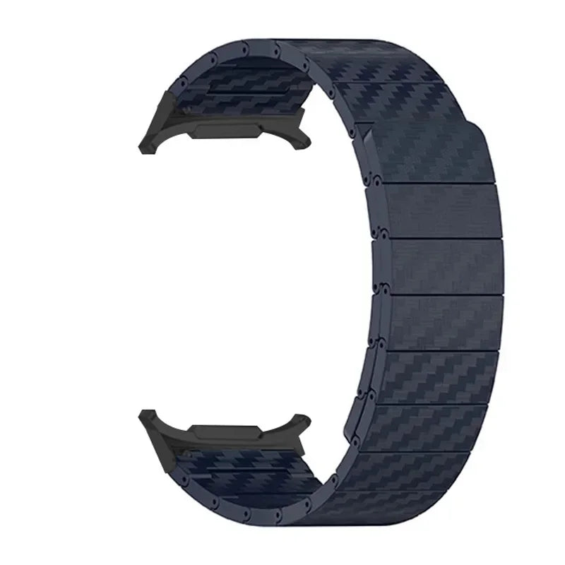 Sleek Magnetic Carbon Fiber Strap For Samsung Galaxy Watch 7 Ultra 47mm LTE Lightweight Bracelet Watchband For Galaxy Watch Ultra 47mm