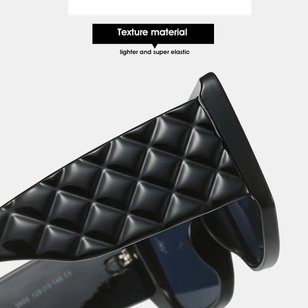 Stylish Luxury Square Large Frame Retro UV400 Protection Women's Sunglasses