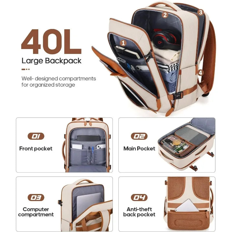 Sleek 3 Pcs Carry On Luggage Sets 3 with Spinner Wheels and TSA Lock