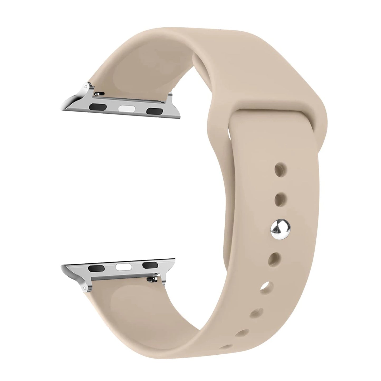 Silicone Apple Watch Bands 44mm 40mm 45mm 41mm 38mm 42mm iWatch series se 9 8 7 6 5 3 ultra 2 band 49mm