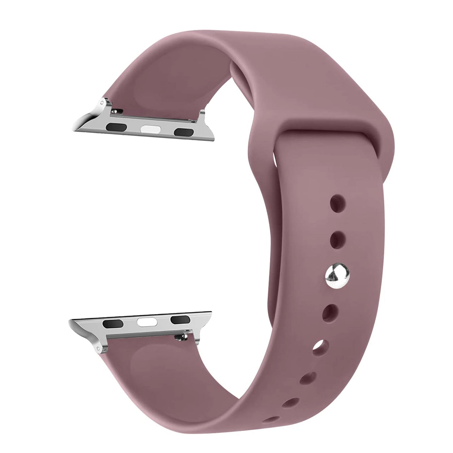 Silicone Apple Watch Bands 44mm 40mm 45mm 41mm 38mm 42mm iWatch series se 9 8 7 6 5 3 ultra 2 band 49mm