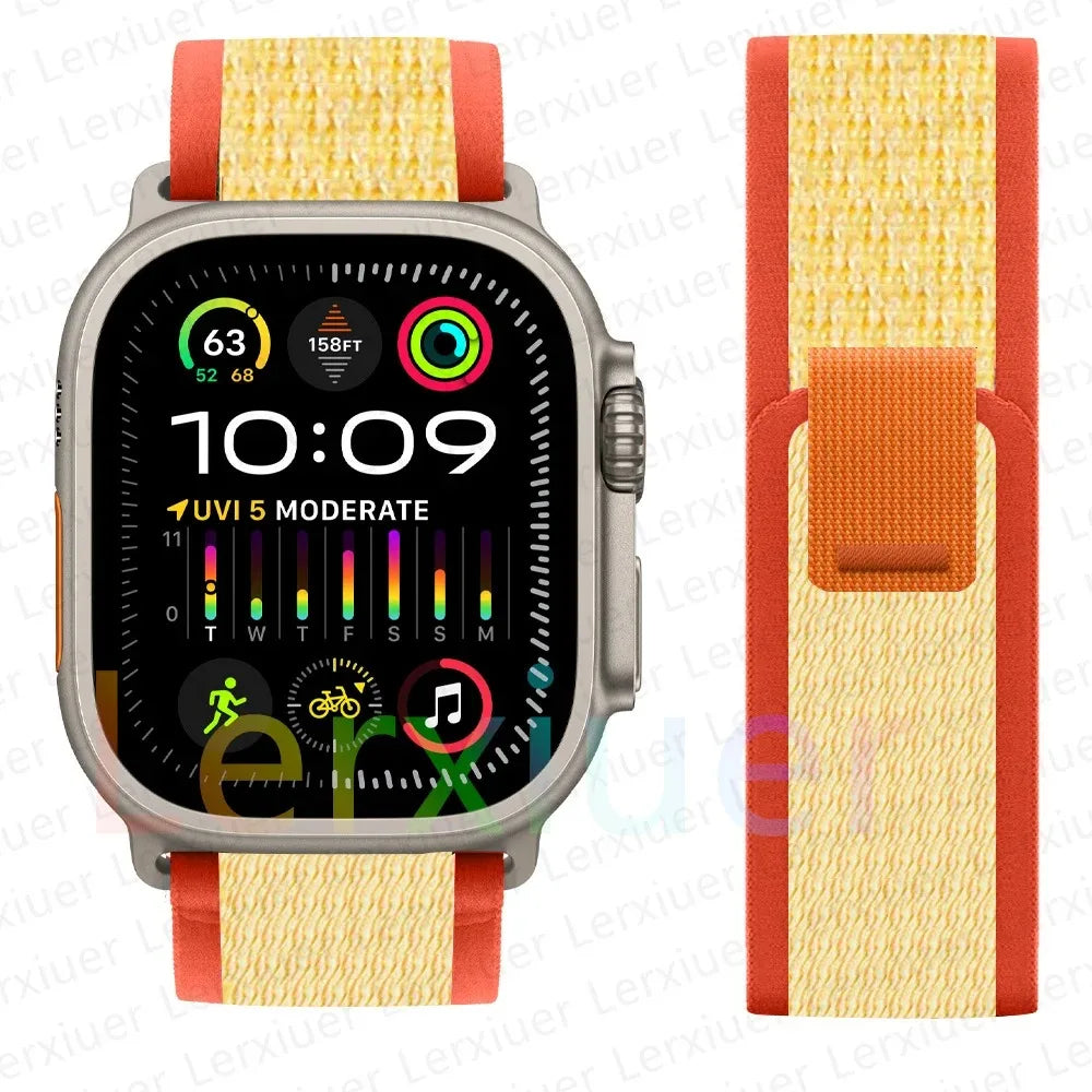 Trail Loop Apple Watch Band ultra 2 Band 49mm 44mm 40mm 45mm 41mm 42mm 38 iWatch series 7 6 se 8 9 10 46mm