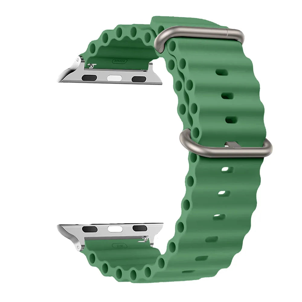 Apple Watch Band 44mm 49mm 40mm 45mm 41 38 Silicone iWatch Ultra 2 series 7 6 se 8 9