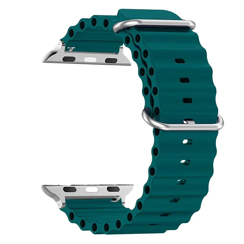 Apple Watch Band 44mm 49mm 40mm 45mm 41 38 Silicone iWatch Ultra 2 series 7 6 se 8 9