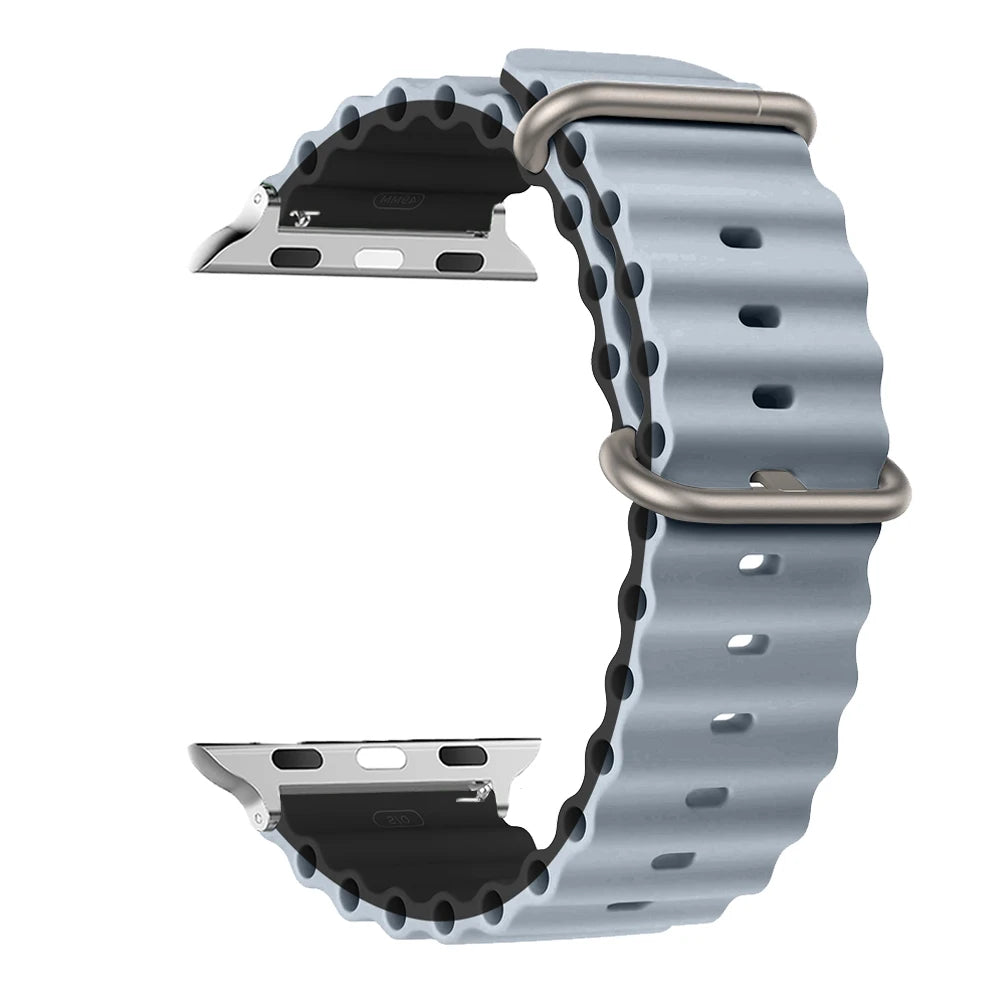 Apple Watch Band 44mm 49mm 40mm 45mm 41 38 Silicone iWatch Ultra 2 series 7 6 se 8 9