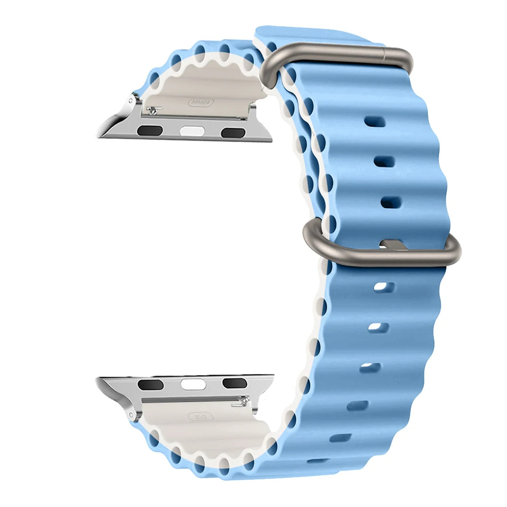 Apple Watch Band 44mm 49mm 40mm 45mm 41 38 Silicone iWatch Ultra 2 series 7 6 se 8 9