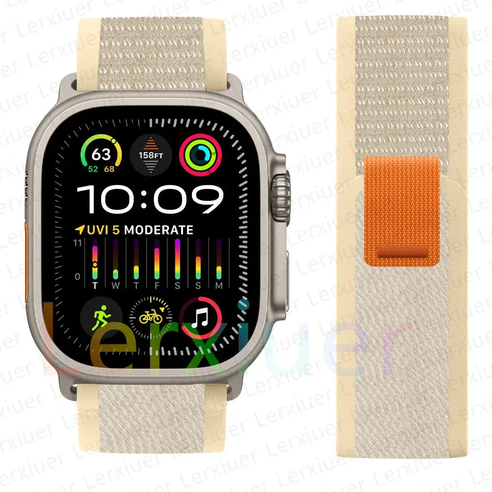 Trail Loop Apple Watch Band ultra 2 Band 49mm 44mm 40mm 45mm 41mm 42mm 38 iWatch series 7 6 se 8 9 10 46mm