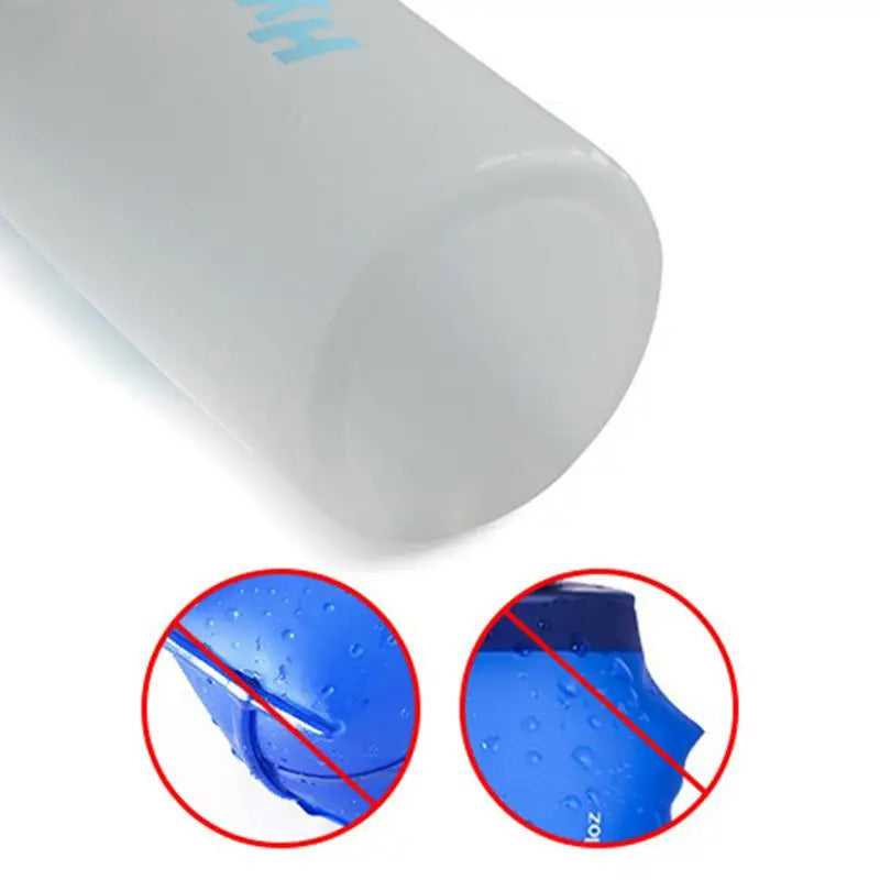 Folding Water Bottle - Soft Outdoor Drinking Bottle (500ml)