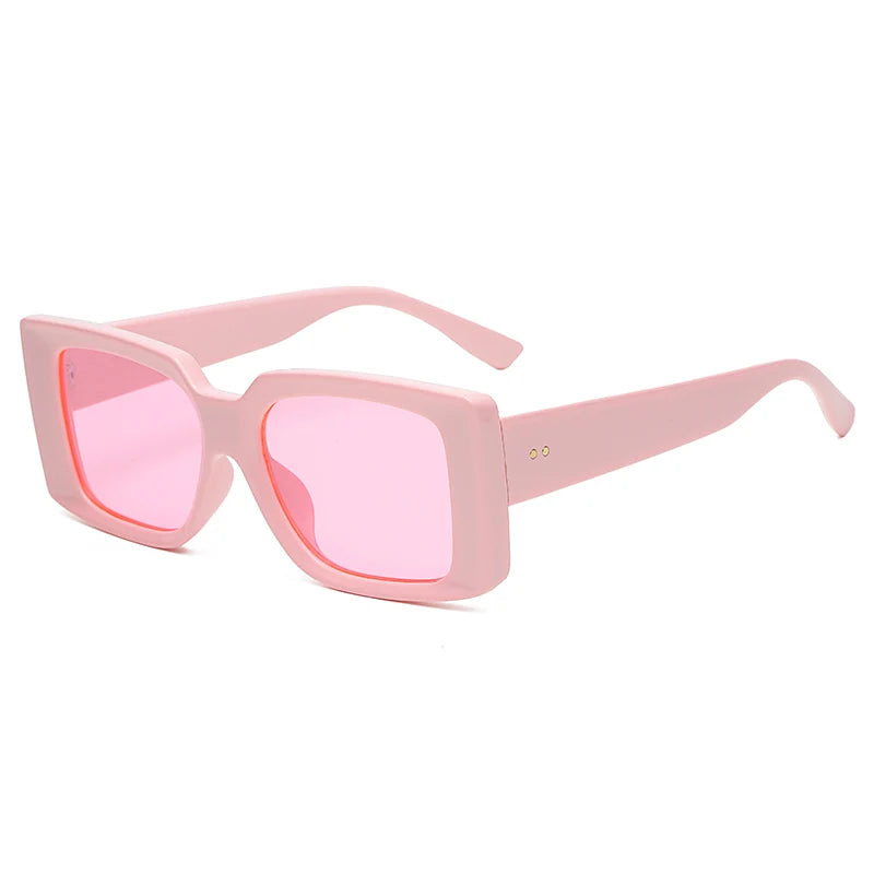 Stylish Small Square Women's Designer Fashion Sunglasses