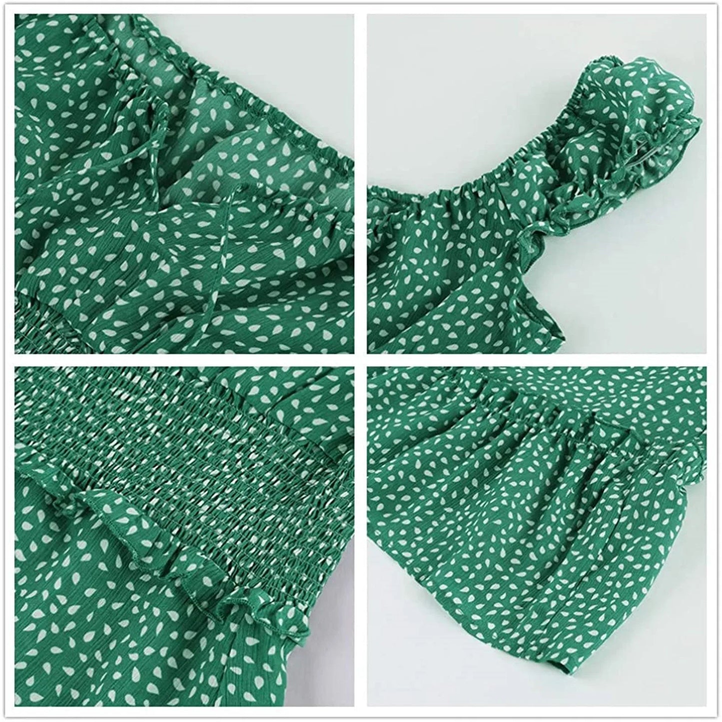 Casually Sexy Pleated Sleeve Print Mini Sundress