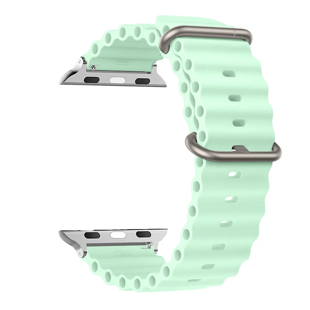 Apple Watch Band 44mm 49mm 40mm 45mm 41 38 Silicone iWatch Ultra 2 series 7 6 se 8 9