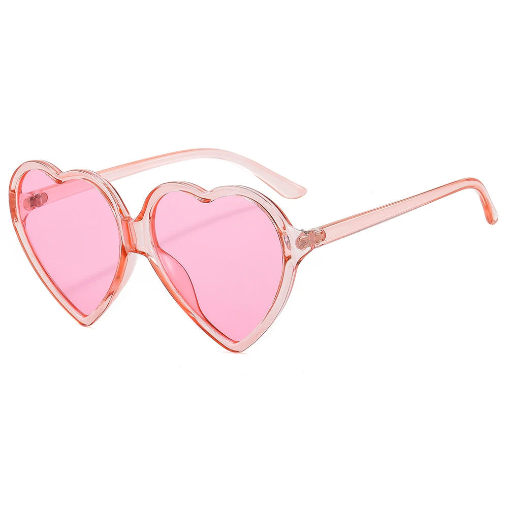 Fun Fashion Statement Vintage Heart Shaped Women's Sunglasses