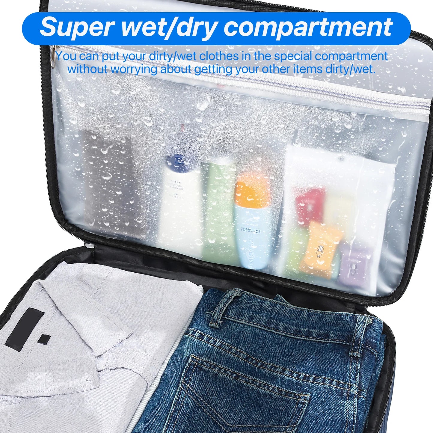 Golf Trunk Organizer - Collapsible Golf Shoe Bag with Separate Ventilated Compartment
