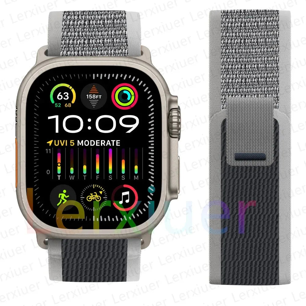 Trail Loop Apple Watch Band ultra 2 Band 49mm 44mm 40mm 45mm 41mm 42mm 38 iWatch series 7 6 se 8 9 10 46mm