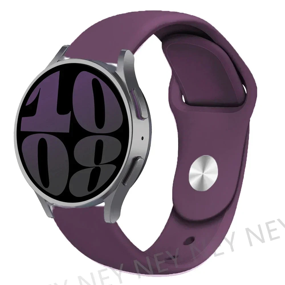 Silicone Band For Samsung Galaxy Watch 7 6/5/pro/4/6 Classic/active 2 43-47-44mm 20mm/22mm sport bracelet huawei gt 4/3/2 strap