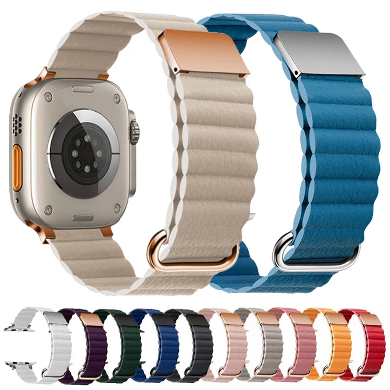 Magnetic Apple Watch Band Ultra Band 49mm 44mm 40mm 41mm 45mm 38mm iWatch Series 8 7 SE 6 5 4