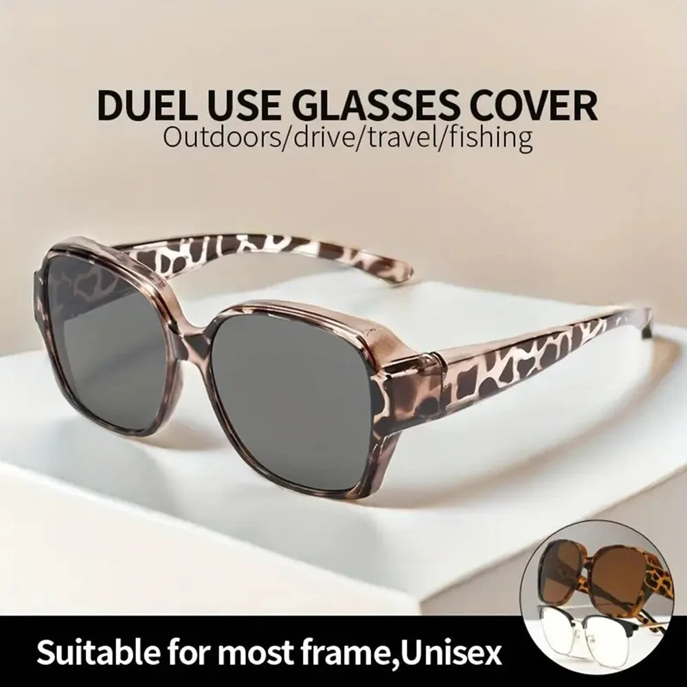 Vintage Fashion Leopard Print UV400 Protection Women's Luxury Sunglasses