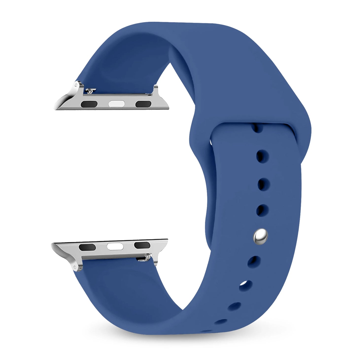 Silicone Apple Watch Bands 44mm 40mm 45mm 41mm 38mm 42mm iWatch series se 9 8 7 6 5 3 ultra 2 band 49mm
