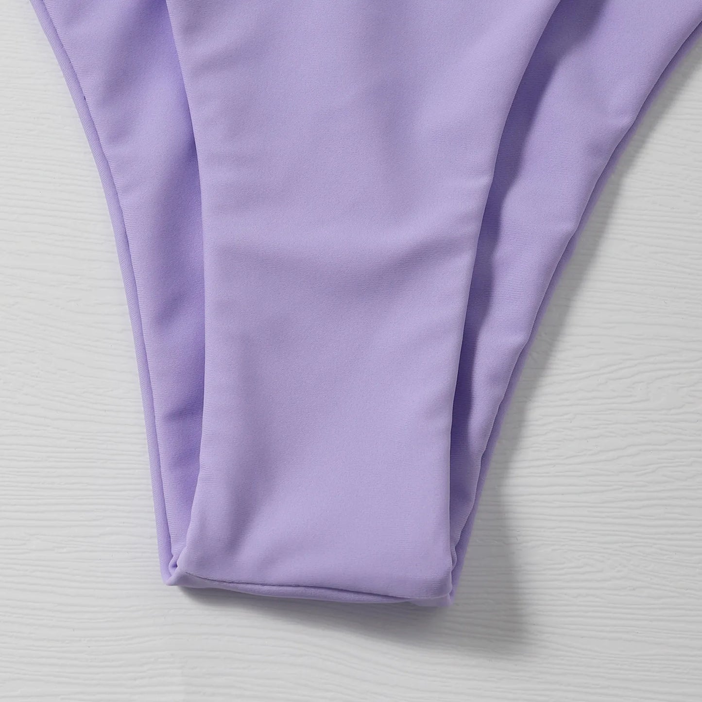 Sexy One Shoulder Split Hollow Out Women's Bikini Swimsuit