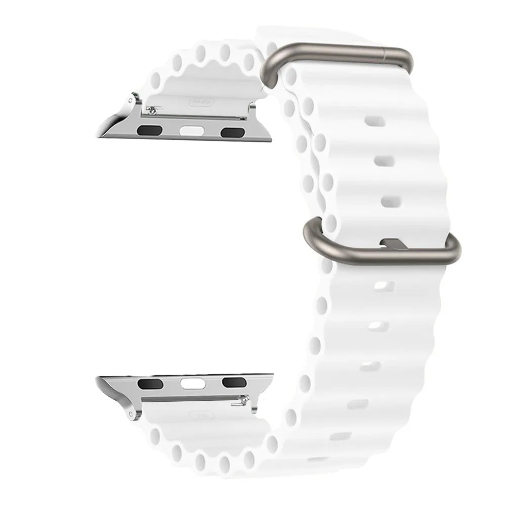 Apple Watch Band 44mm 49mm 40mm 45mm 41 38 Silicone iWatch Ultra 2 series 7 6 se 8 9