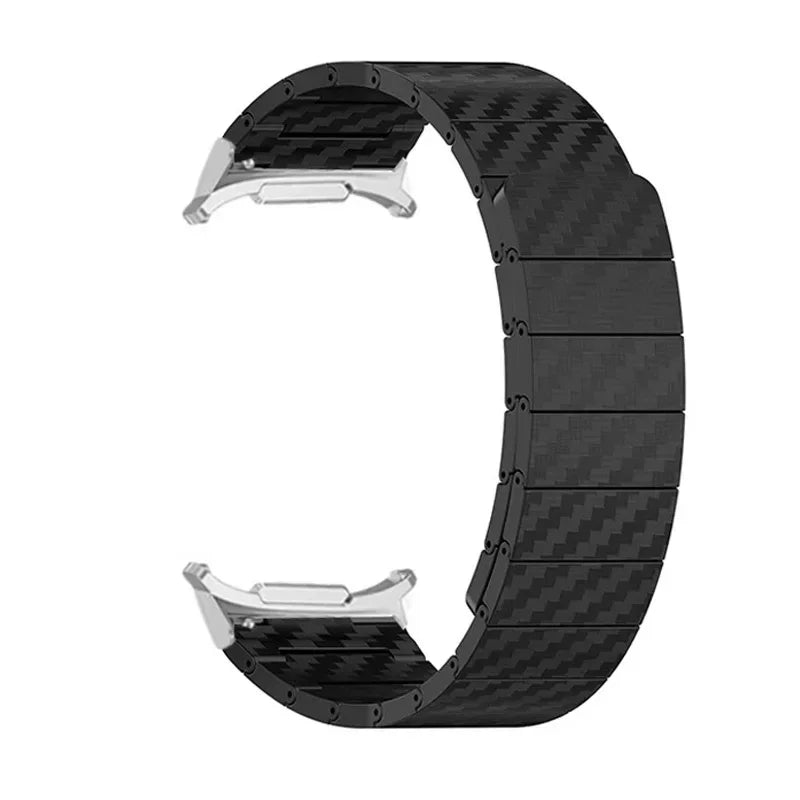 Sleek Magnetic Carbon Fiber Strap For Samsung Galaxy Watch 7 Ultra 47mm LTE Lightweight Bracelet Watchband For Galaxy Watch Ultra 47mm