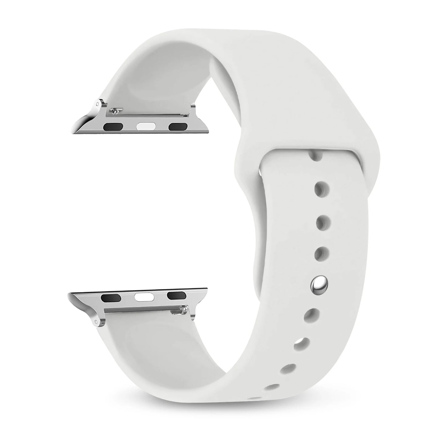 Silicone Apple Watch Bands 44mm 40mm 45mm 41mm 38mm 42mm iWatch series se 9 8 7 6 5 3 ultra 2 band 49mm