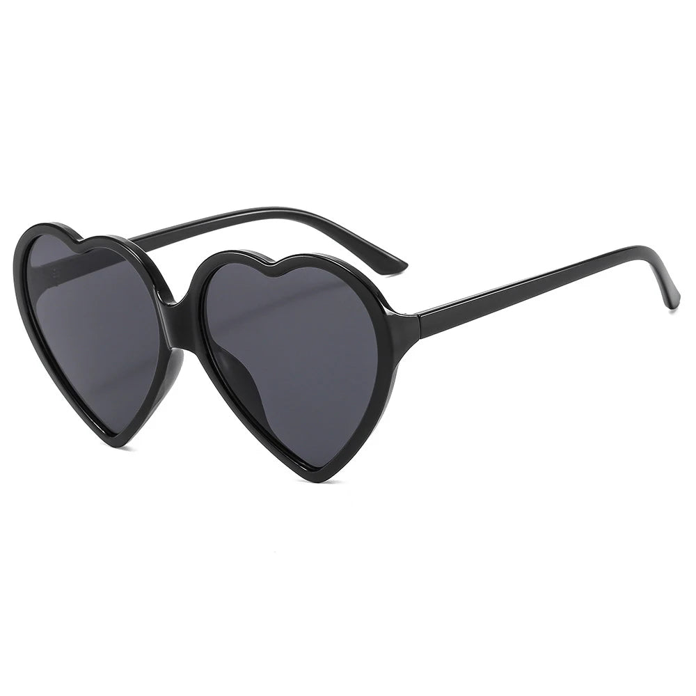 Fun Fashion Statement Vintage Heart Shaped Women's Sunglasses
