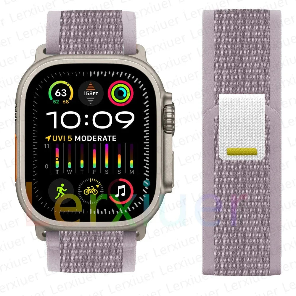 Trail Loop Apple Watch Band ultra 2 Band 49mm 44mm 40mm 45mm 41mm 42mm 38 iWatch series 7 6 se 8 9 10 46mm