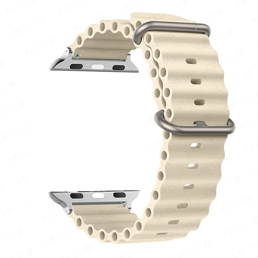 Apple Watch Band 44mm 49mm 40mm 45mm 41 38 Silicone iWatch Ultra 2 series 7 6 se 8 9
