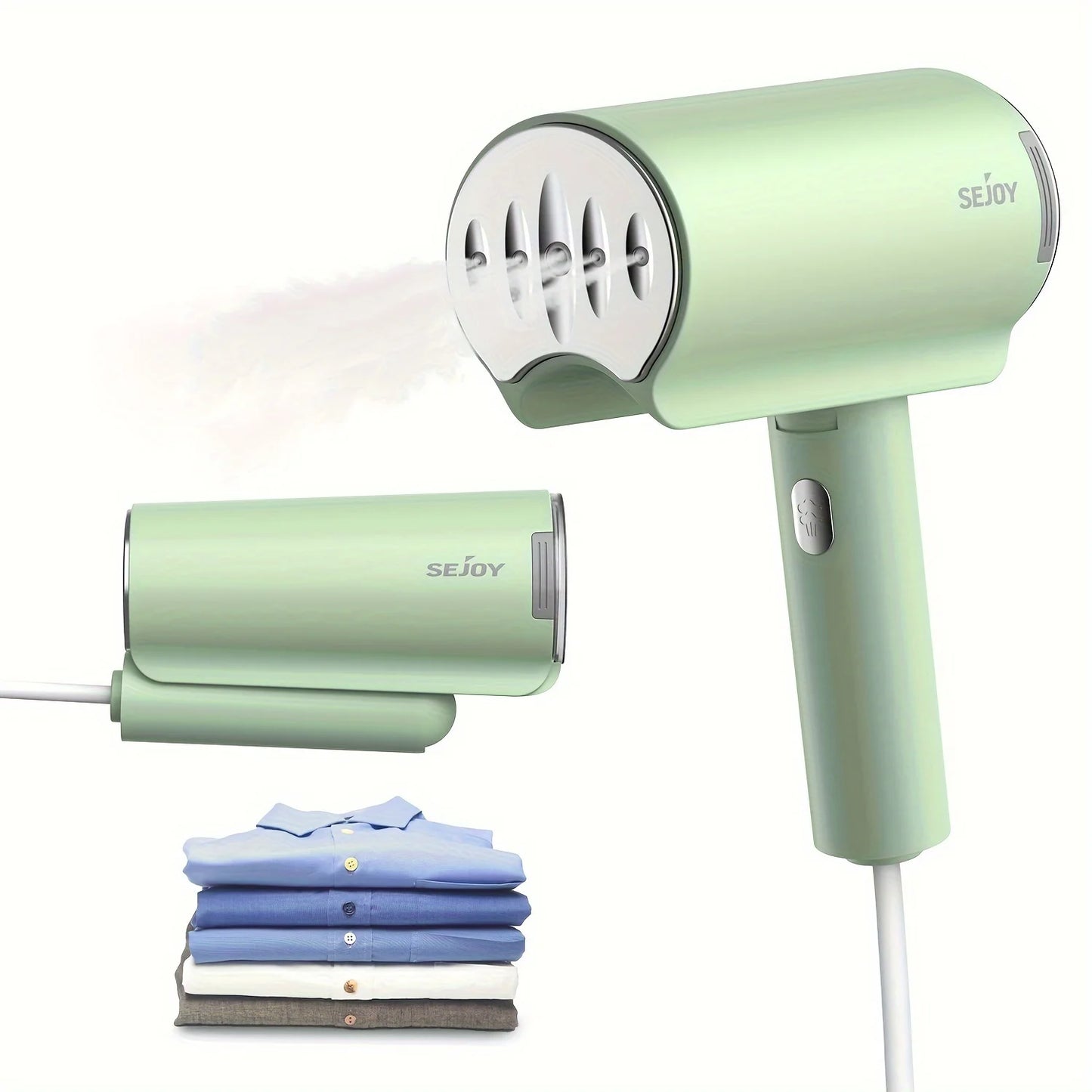 Portable Travel Handheld Garment Steamer for Clothes - Fast Heating Fabric Wrinkles Remover
