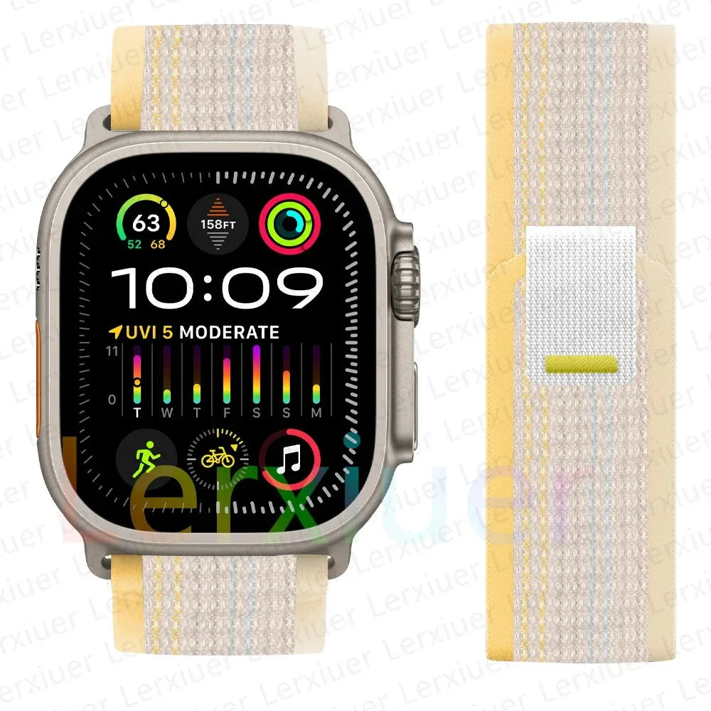 Trail Loop Apple Watch Band ultra 2 Band 49mm 44mm 40mm 45mm 41mm 42mm 38 iWatch series 7 6 se 8 9 10 46mm