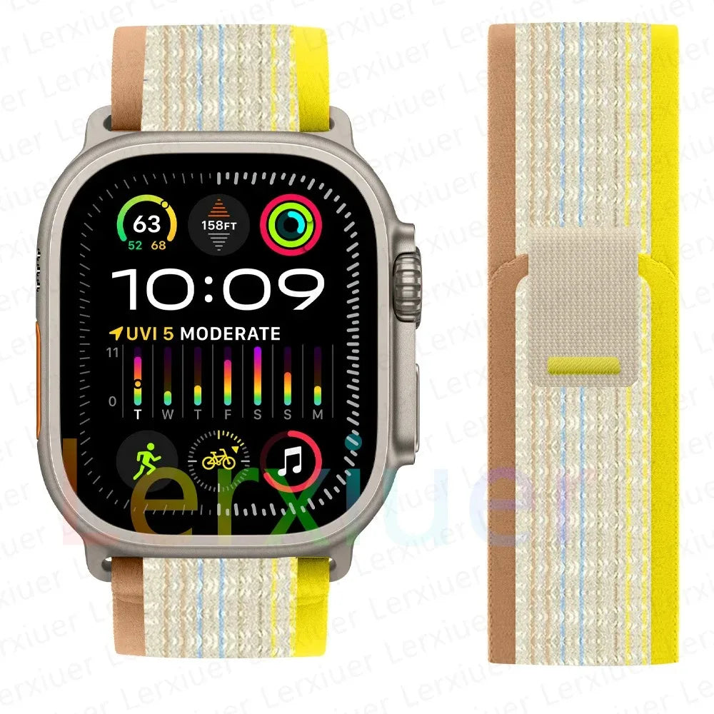 Trail Loop Apple Watch Band ultra 2 Band 49mm 44mm 40mm 45mm 41mm 42mm 38 iWatch series 7 6 se 8 9 10 46mm