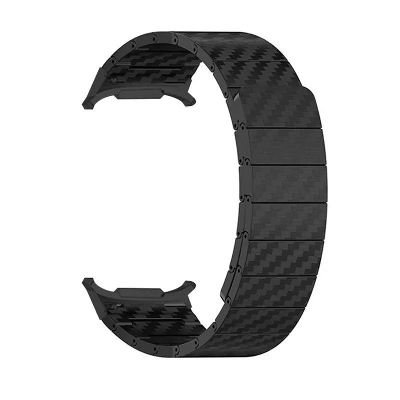 Sleek Magnetic Carbon Fiber Strap For Samsung Galaxy Watch 7 Ultra 47mm LTE Lightweight Bracelet Watchband For Galaxy Watch Ultra 47mm