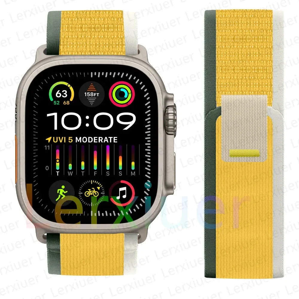 Trail Loop Apple Watch Band ultra 2 Band 49mm 44mm 40mm 45mm 41mm 42mm 38 iWatch series 7 6 se 8 9 10 46mm