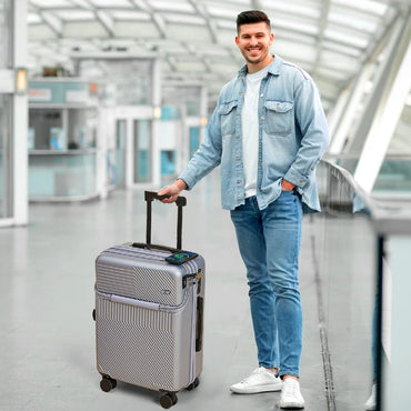 Sleek High Quality 20 Inch Hardshell Carry-On Luggage Suitcase with Universal Wheels