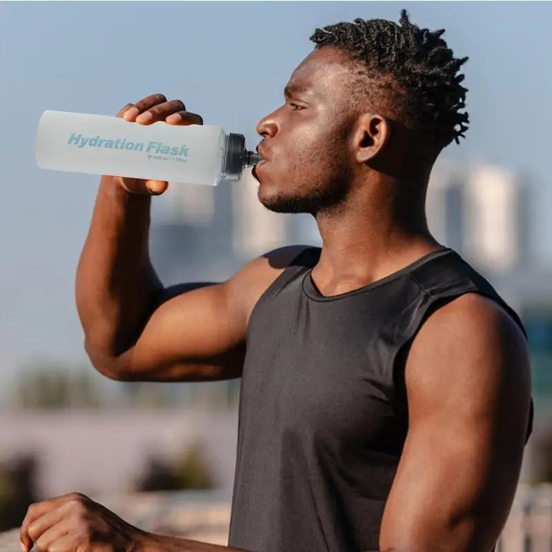 Folding Water Bottle - Soft Outdoor Drinking Bottle (500ml)