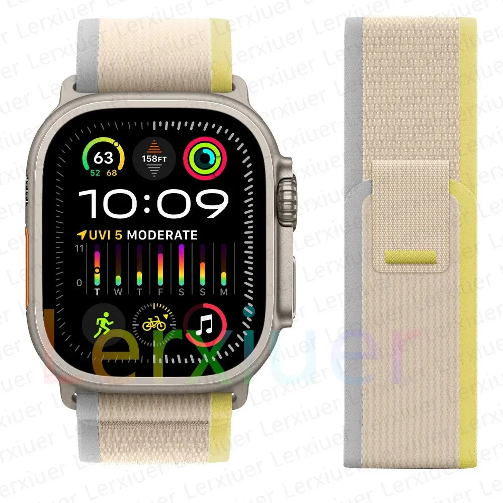 Trail Loop Apple Watch Band ultra 2 Band 49mm 44mm 40mm 45mm 41mm 42mm 38 iWatch series 7 6 se 8 9 10 46mm