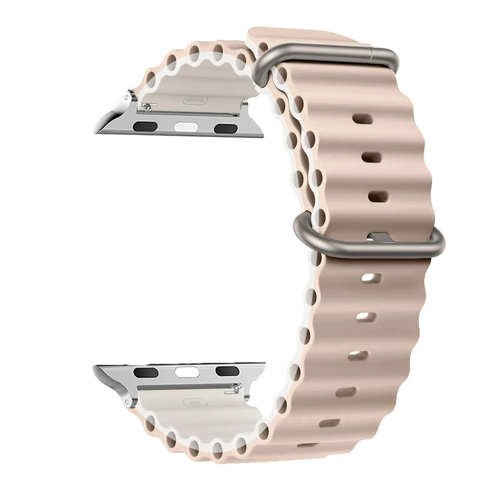 Apple Watch Band 44mm 49mm 40mm 45mm 41 38 Silicone iWatch Ultra 2 series 7 6 se 8 9