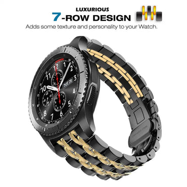 22mm 20mm Band for Samsung Galaxy Watch 3 41 45mm 46mm 42mm Gear S3 Steel Strap Active2 40 44mm Metal Loop for Amazfit BIP 2 GTR