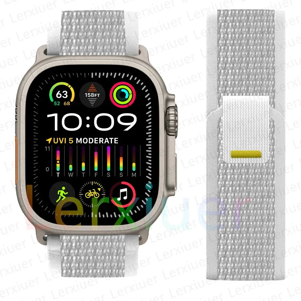 Trail Loop Apple Watch Band ultra 2 Band 49mm 44mm 40mm 45mm 41mm 42mm 38 iWatch series 7 6 se 8 9 10 46mm