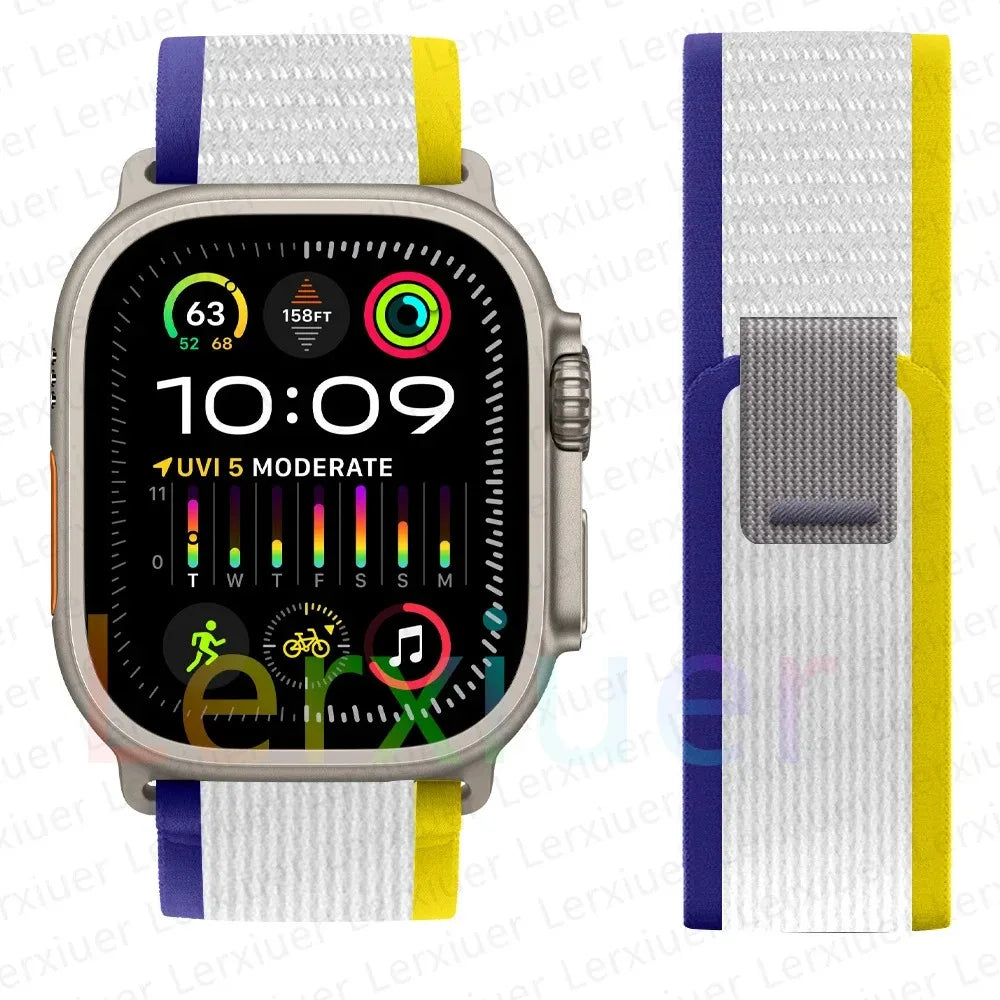 Trail Loop Apple Watch Band ultra 2 Band 49mm 44mm 40mm 45mm 41mm 42mm 38 iWatch series 7 6 se 8 9 10 46mm