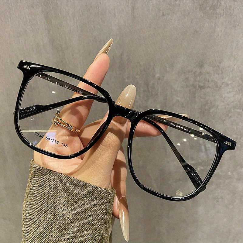 Stylish Large Frame Anti-Blue Light Glasses with included Glasses Pouch & Cleaning Cloth